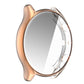 Rose gold electroplated TPU full-coverage watch case with clear front
