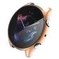 Rose gold electroplated TPU full-coverage watch case on smartwatch display