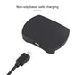 Black non-slip charging dock base with USB-A port