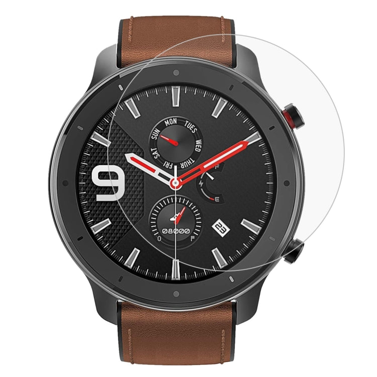 Tempered glass screen protector for 42mm smartwatch, curved 2.5D clear cover