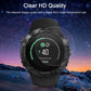 Clear HD tempered glass screen protector film over smartwatch display