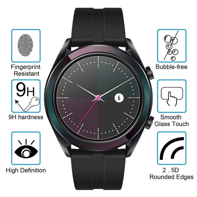 9H tempered glass screen protector film with bubble-free, smooth touch, rounded edges