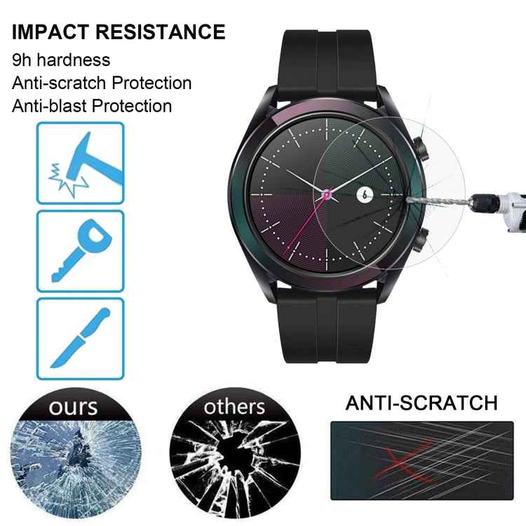 9H tempered glass screen protector film for smartwatch with anti-scratch protection