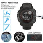 Tempered glass screen protector on Garmin Instinct watch, anti-scratch surface