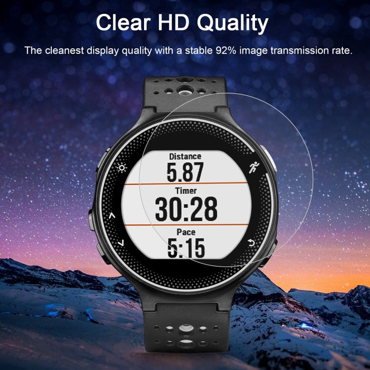 Clear HD tempered glass screen protector for Forerunner 235, high image clarity
