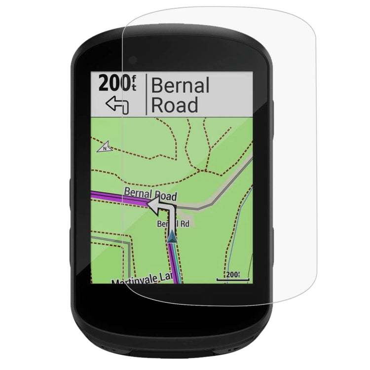 Tempered glass screen protector for Garmin Edge 530, clear 2.5D fit on display