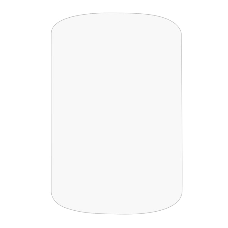 Clear tempered glass screen protector with rounded corners for Garmin Edge 530