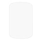 Clear tempered glass screen protector film with rounded corners, cut for a bike computer