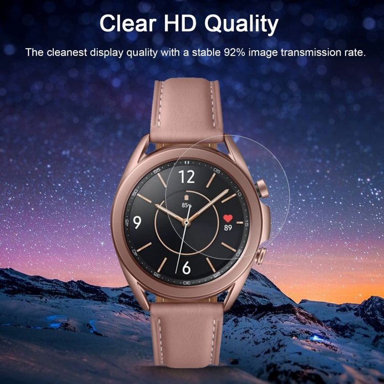 Clear HD tempered glass screen protector for smartwatch, high image clarity