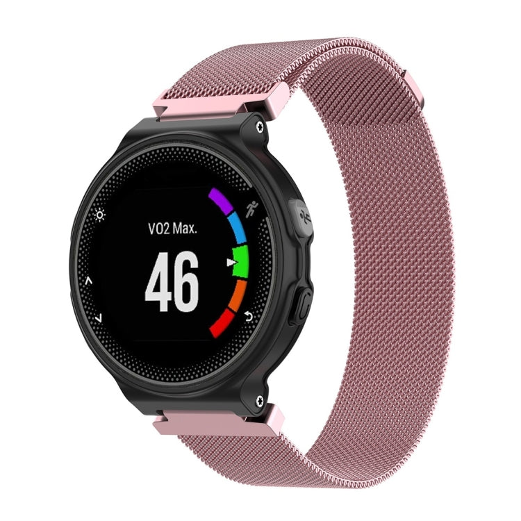 Light purple milanese watch band with mesh links and matching clasp, 26cm.
