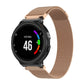 Rose gold milanese watch band with mesh texture and rose-toned clasp, 26cm.