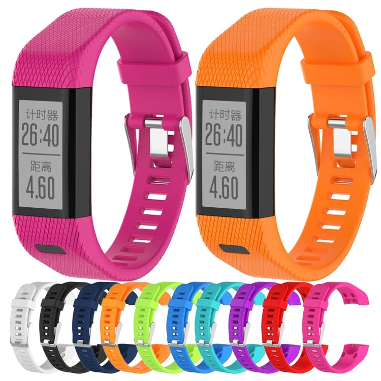 Set of colorful silicone smartwatch bands with metal buckles, multiple colors