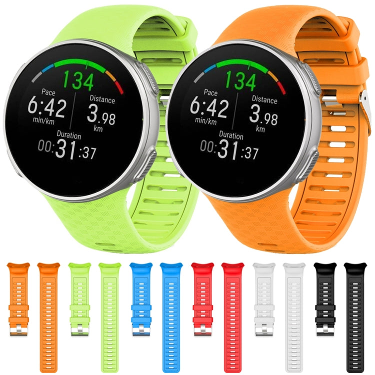 Polar Vantage V silicone watch bands in multiple colors, plus matching strap options