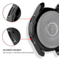 Black TPU shockproof case with textured side inserts and speaker/mic openings