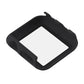 Black PC protective case back with raised bezel and clear screen window