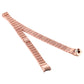 Stainless steel watch band for Fitbit Alta, rose gold mesh with clasp