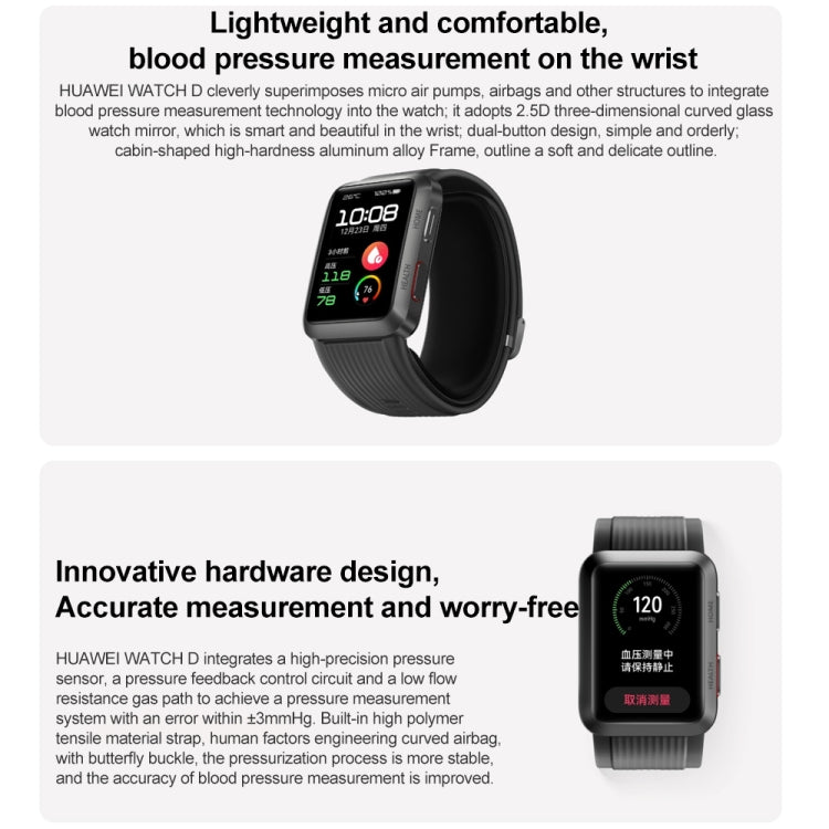 Black health smartwatch shown with a wristband and illuminated screen