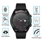 Clear 9H curved tempered glass screen protector film for smartwatch, rounded edges