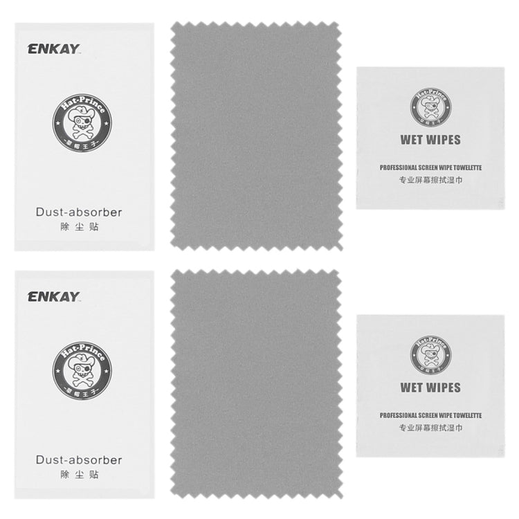 ENKAY screen cleaning kit with dust-absorbing cloths and wet wipes