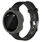 Grey silicone watch protective case with cutouts and strap loops