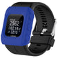 Blue silicone protective case for POLAR V800 watch