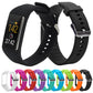 Silicone sport watch bands for POLAR A360/A370, black and multicolor set
