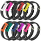 Assorted silicone watch protective cases in multiple colors with metal buckles.