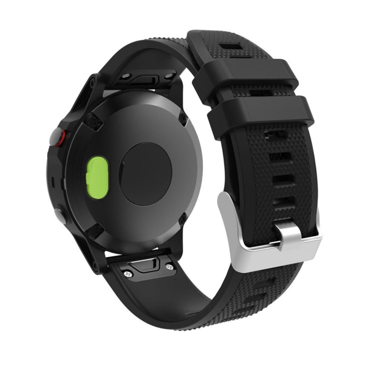 Smartwatch charging port dustproof silicone stopper with green insert on watch body