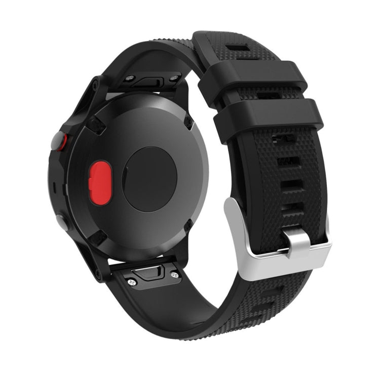 Charging port dustproof silicone stopper plug on smartwatch, red accent