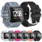 Set of vented watch bands for Fitbit Versa in several colors, perforated strap