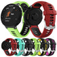 Silicone watch bands with buckle, multi-color set for Garmin Forerunner 735XT