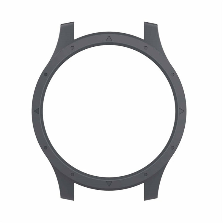 PC protective watch case for Garmin Forerunner 935, gray empty bezel frame with posts