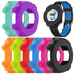 Set of silicone protective cases for Garmin Forerunner 620 in multiple colors, teal and purple