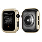 Gold protective PC watch case cover for Apple Watch 40mm, front and back
