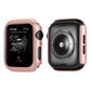 Rose gold protective PC watch case cover for Apple Watch 40mm, front and back
