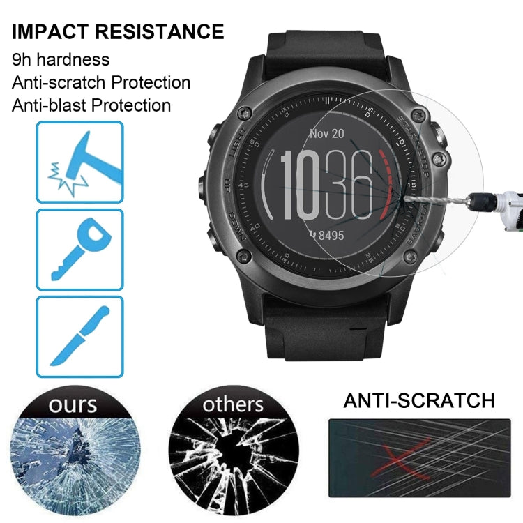 Garmin smartwatch with anti-scratch tempered glass screen protector