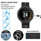 Tempered glass screen protector for smartwatch display with anti-scratch and impact protection