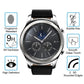 Smartwatch tempered glass screen protector film, bubble-free clear cover with rounded edges