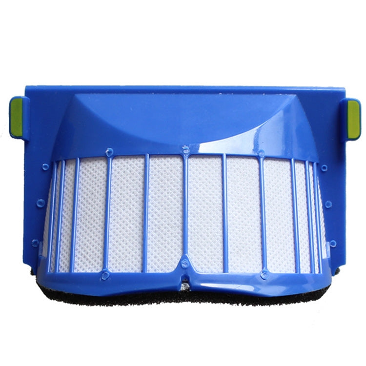 Blue-framed HEPA filter set with white pleated insert, 10-pack