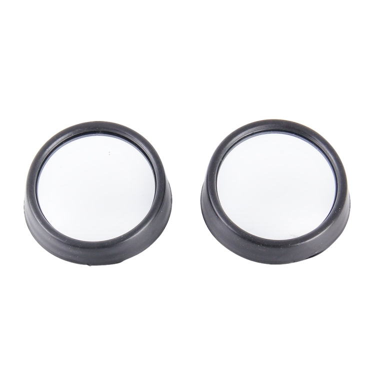 Two round black blind spot mirrors, 5.5cm diameter, wide-angle rear view