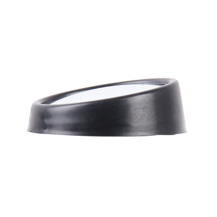 Round black blind spot mirror housing, low-profile 5.5cm wide-angle