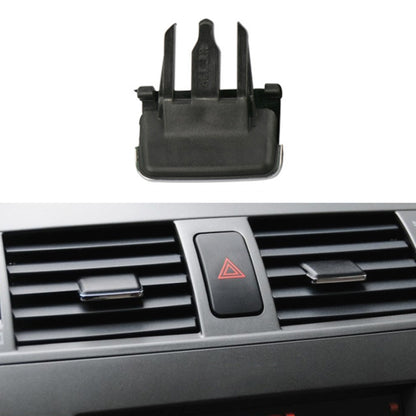 Car air vent middle adjustment paddle, black plastic, for left-hand drive