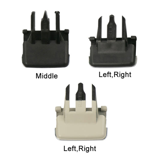 For Toyota Corolla Left-hand Drive Car Left and Right Air Conditioning Air Outlet Paddle, For Toyota Corolla (Black), For Toyota Corolla (Beige)
