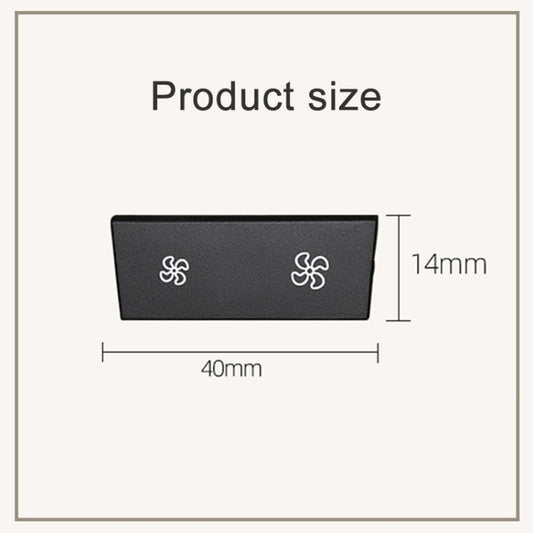 For BMW 3 Series E84 E90 F25 X3 Car Air Conditioner Panel Switch Button Air Volume Key without OFF 6411 9344 143-MA, Air Volume Key