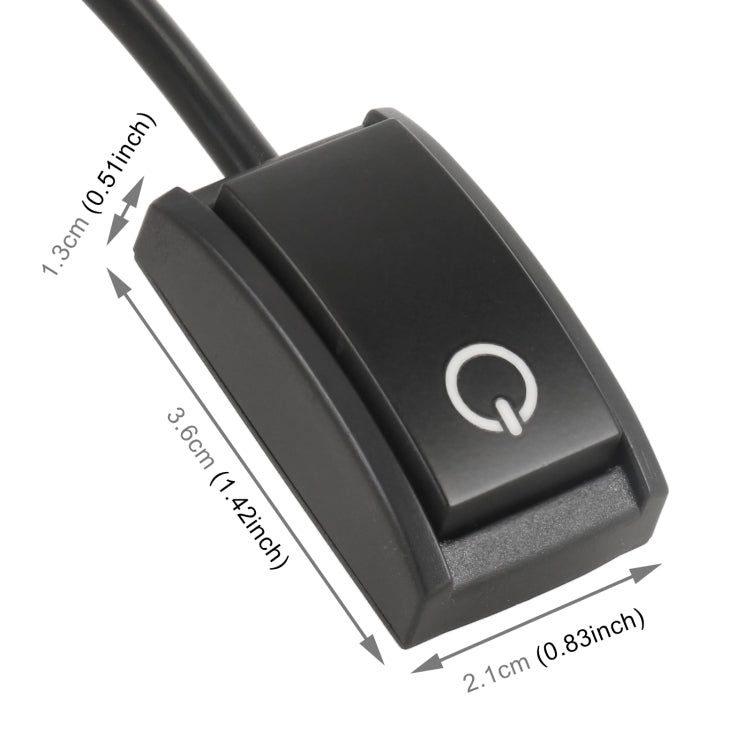 Car Universal White Light Switch with Lock