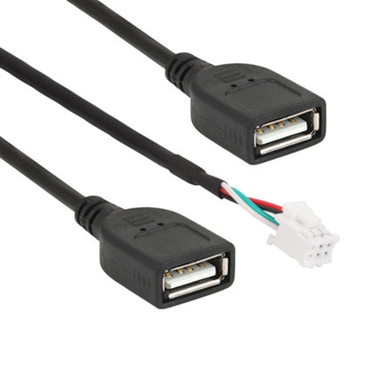 Palminfo Android Navigation 6 Pin Dual USB Connection Wiring Harness, 6 Pin Dual USB