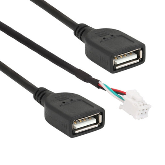 Palminfo Android Navigation 6 Pin Dual USB Connection Wiring Harness, 6 Pin Dual USB
