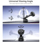 Black universal car phone holder with pivoting mount and adjustable viewing angle