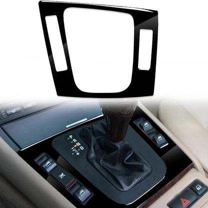 Black and white central control panel trim sticker for left-drive car console