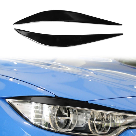 Pair Car Lamp Eyebrow Soft Decorative Sticker for BMW 4 Series F32/F33/F36 2012-2017, M3 F80 & M4 F82/F83 2014-2016, For BMW 4 Series F32/F33/F36 2012-2017, M3 F80 & M4 F82/F83 2014-2016